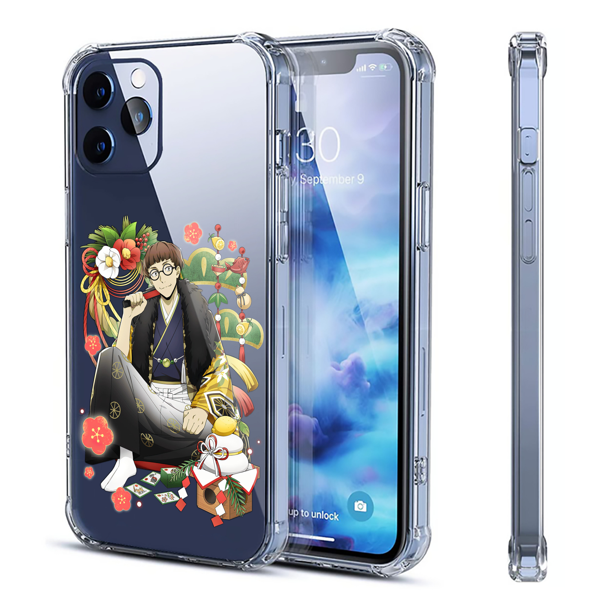 （画像用） 文豪ストレイドッグス Bungo Stray Dogs 【iPhone 12シリーズ対応】透明スマホケース（クリアソフトケース）